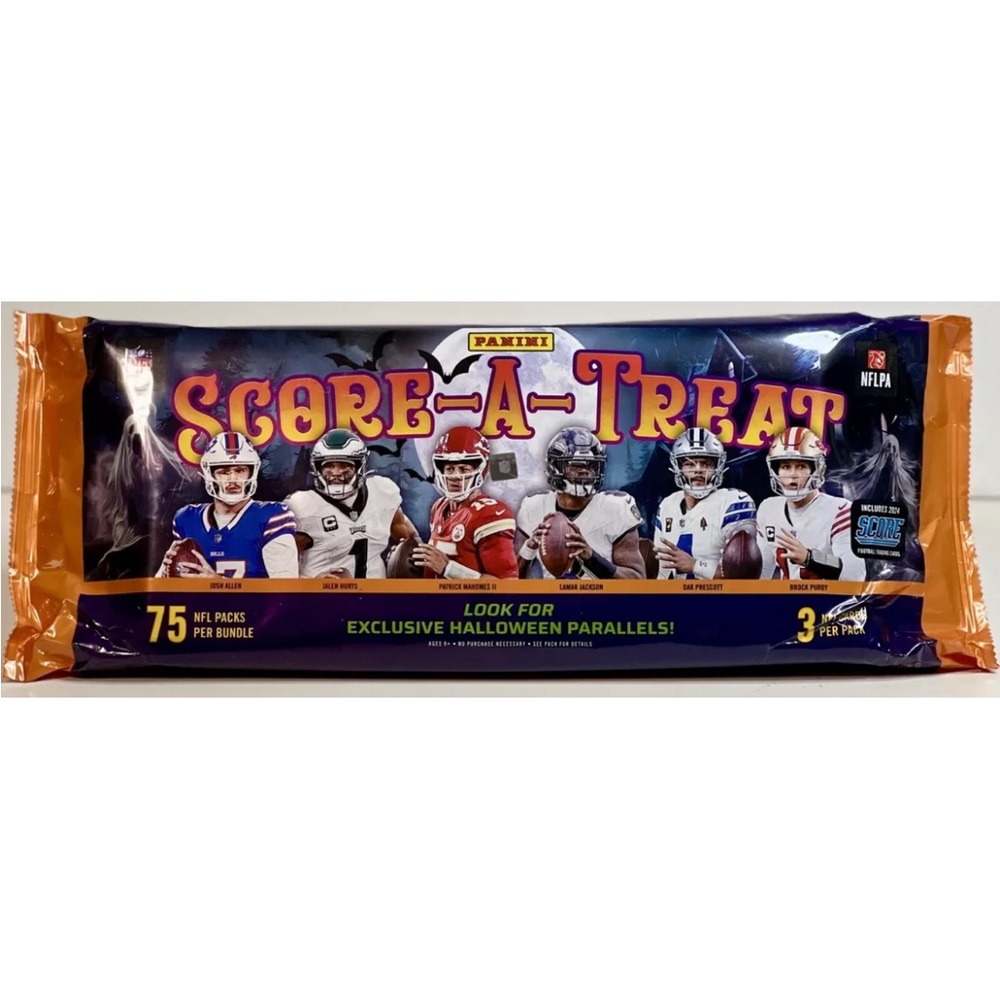 2024 Panini NFL Score Football‎ Halloween Sealed Score-A-Treat 75 Packs!
